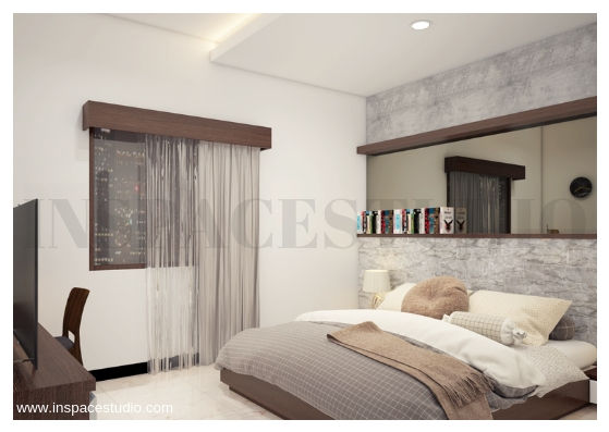 CB 02 Apartment Bandung, Inspace Studio Inspace Studio غرفة نوم