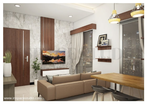 CB 02 Apartment Bandung, Inspace Studio Inspace Studio غرفة السفرة