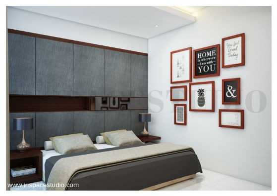 Kamar Tidur Utama Inspace Studio Kamar Tidur Modern