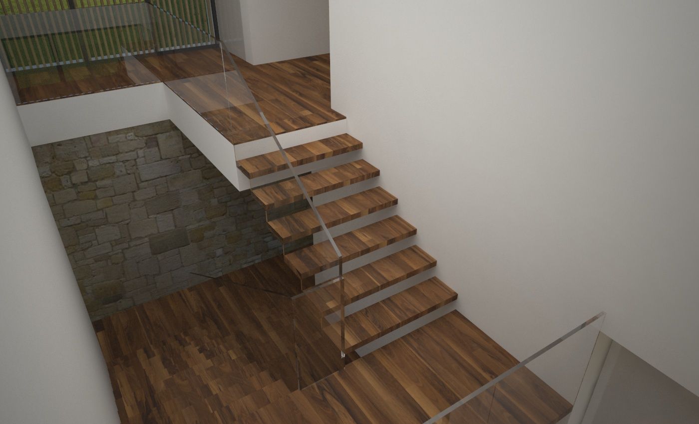 CASA MANIS, Atelier 72 - Arquitetura, Lda Atelier 72 - Arquitetura, Lda Stairs