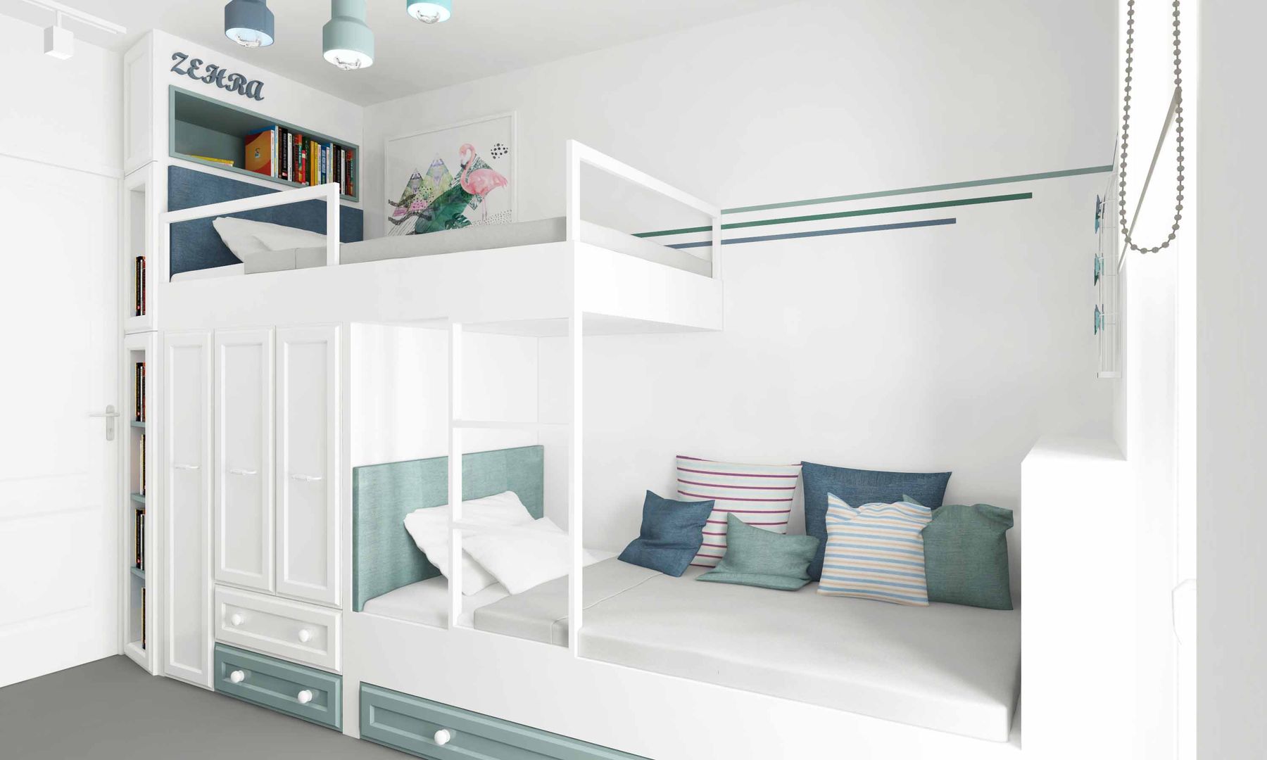 Yaman Residential, Pebbledesign / Çakıltașları Mimarlık Tasarım Pebbledesign / Çakıltașları Mimarlık Tasarım Modern nursery/kids room