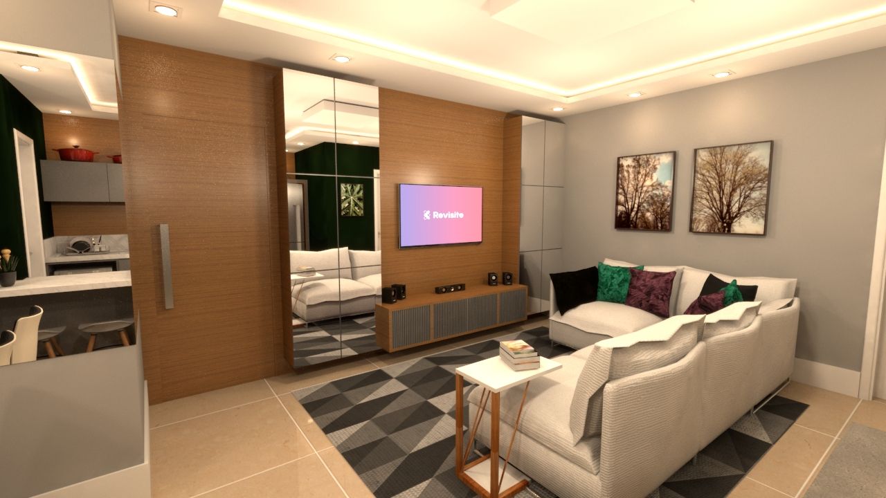 Sala integrada, Revisite Revisite Living room