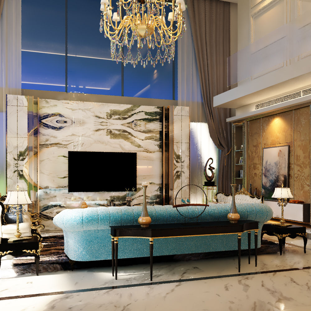 Luxury Bungalow, Norm designhaus Norm designhaus Classic style living room