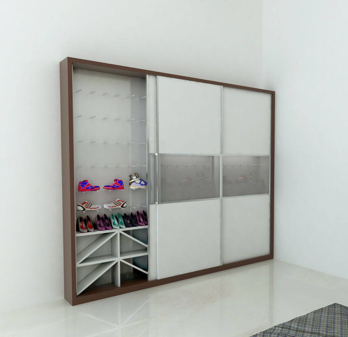 Desain Lemari Pakaian, Arsitekpedia Arsitekpedia Modern Dressing Room Wardrobes & drawers