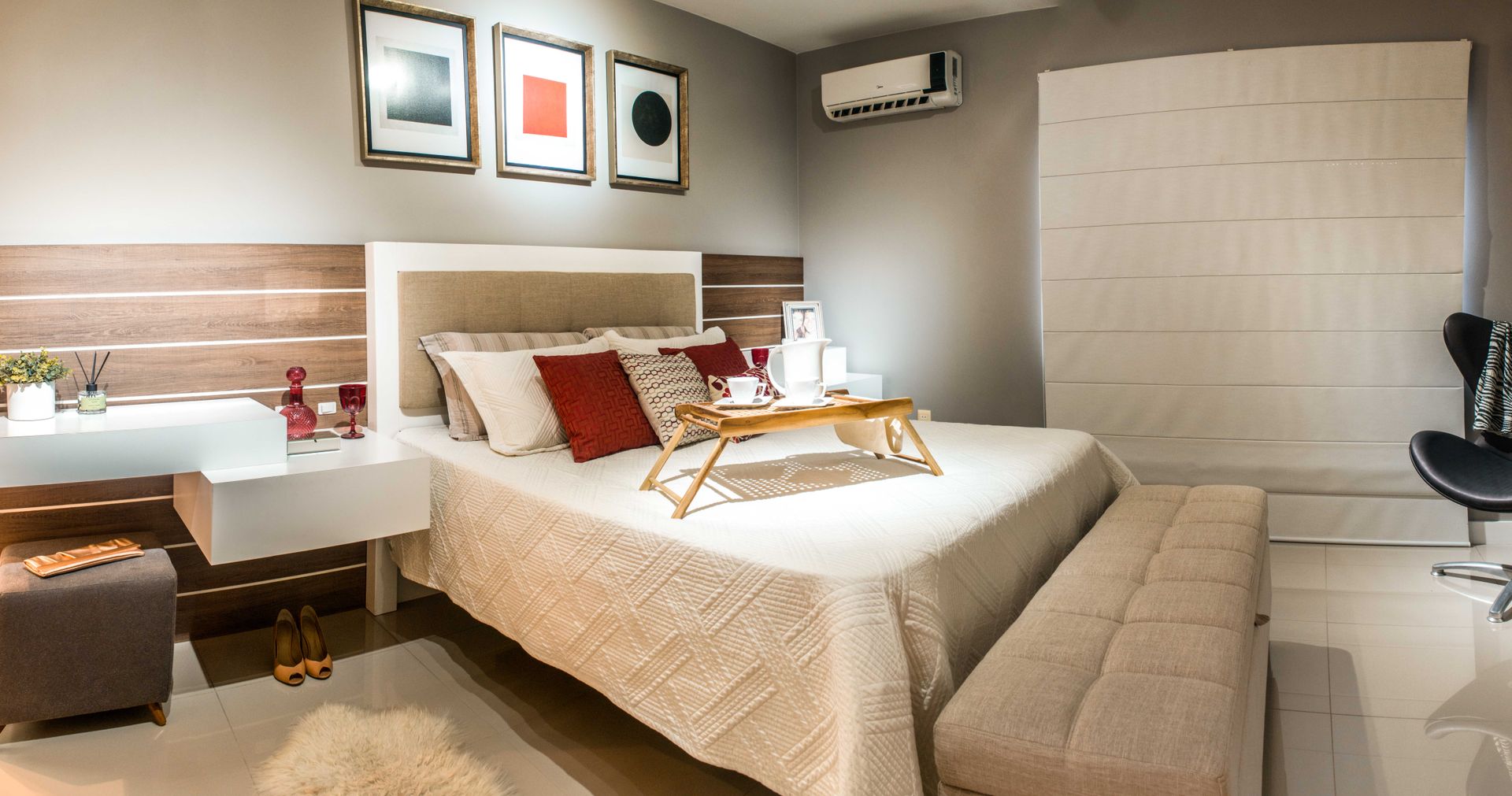 Suíte elegante, Revisite Revisite Modern style bedroom