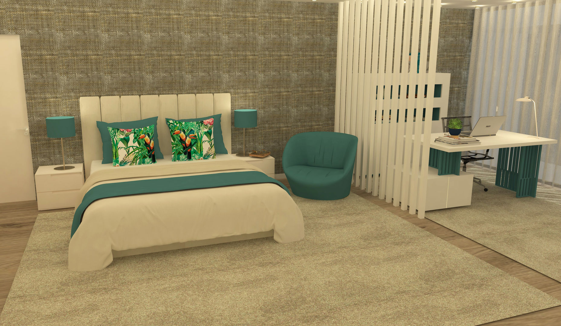 Um sonho de quarto..., Casativa Interiores Casativa Interiores Modern style bedroom