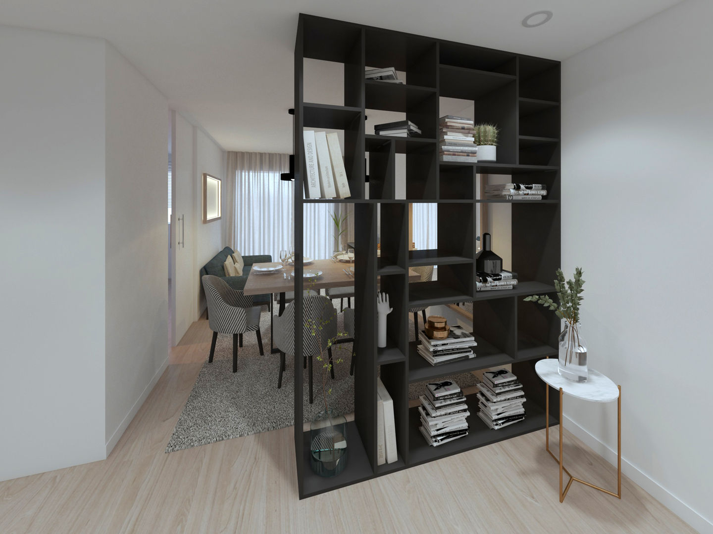 Apartamento, Antas - Porto, MIA arquitetos MIA arquitetos الممر الحديث، المدخل و الدرج MDF