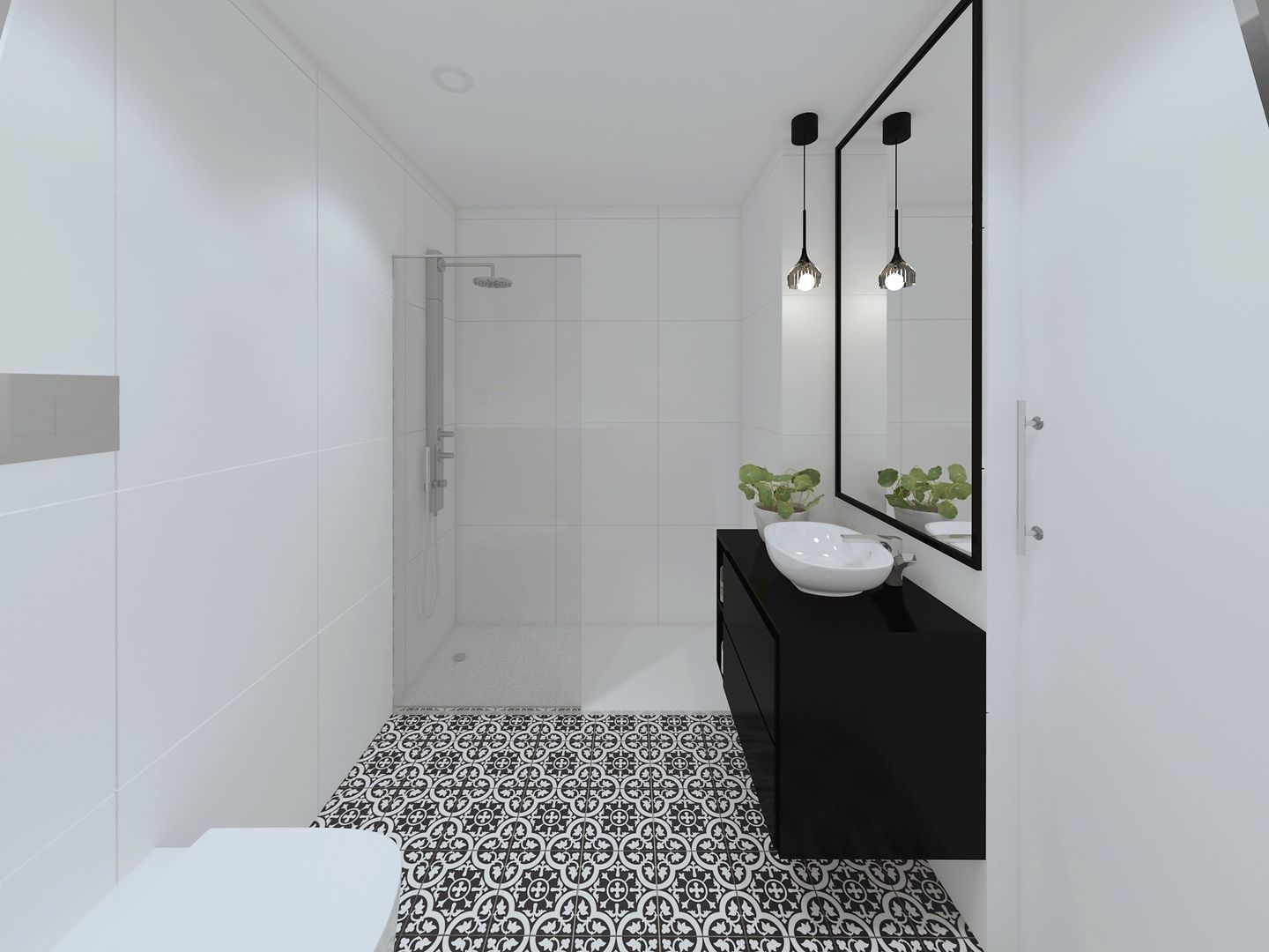 Apartamento, Antas - Porto, MIA arquitetos MIA arquitetos Casas de banho modernas Cerâmica