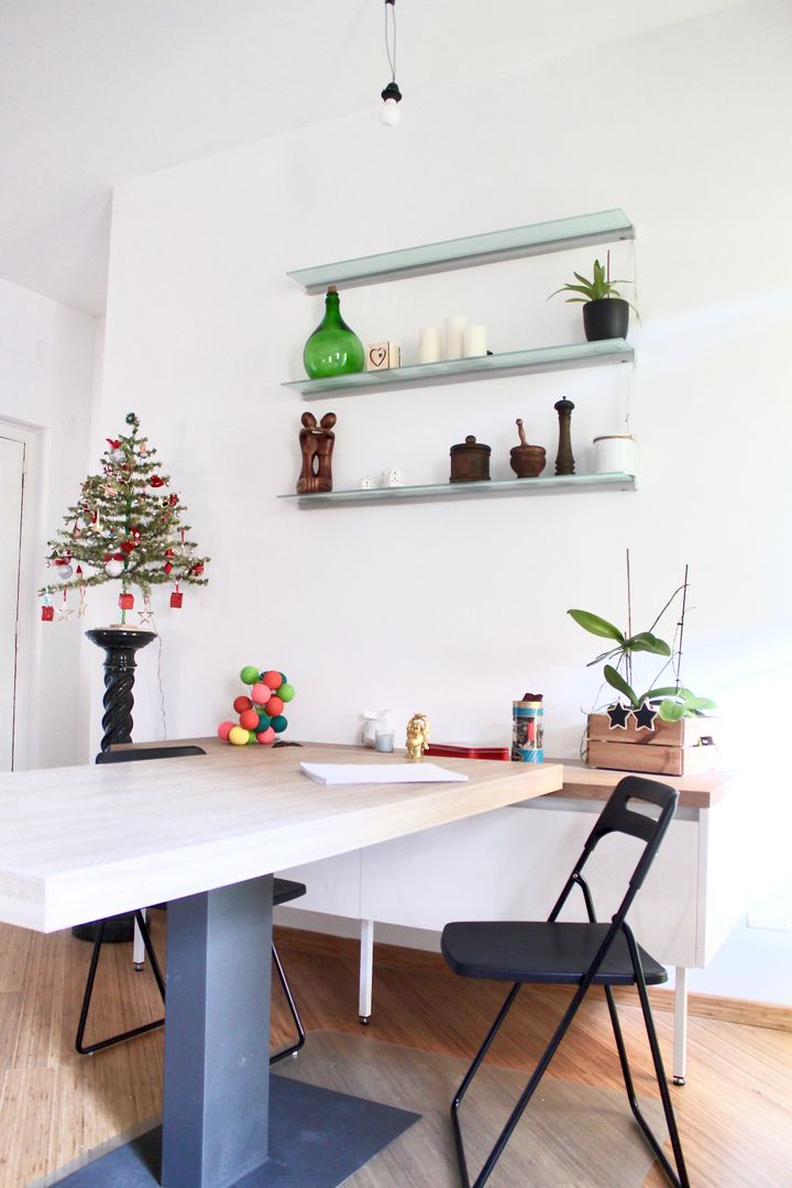 Sedie da pranzo in stile industriale schienale in legno massello mobili per  sala da pranzo per famiglie di piccole dimensioni