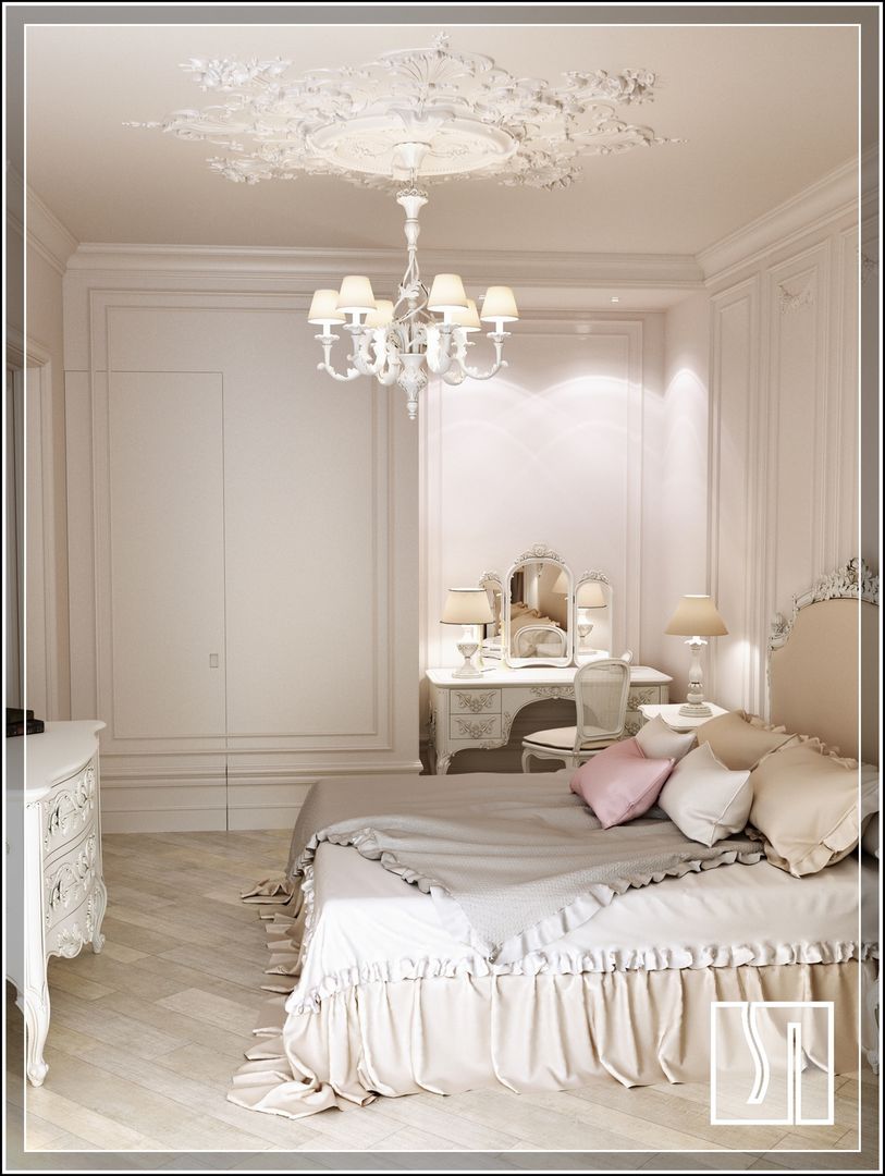 Бизе, Студия дизайна Светланы Исаевой Студия дизайна Светланы Исаевой Classic style bedroom