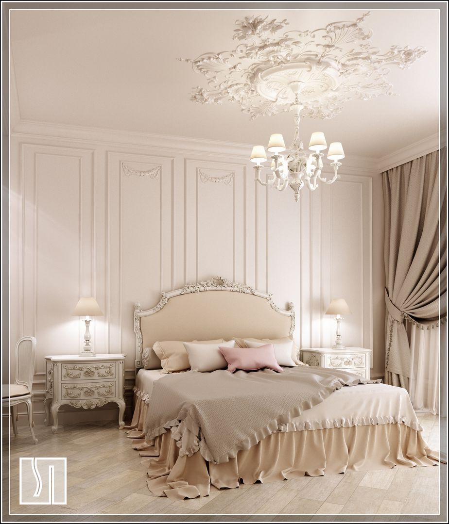 Бизе, Студия дизайна Светланы Исаевой Студия дизайна Светланы Исаевой Classic style bedroom