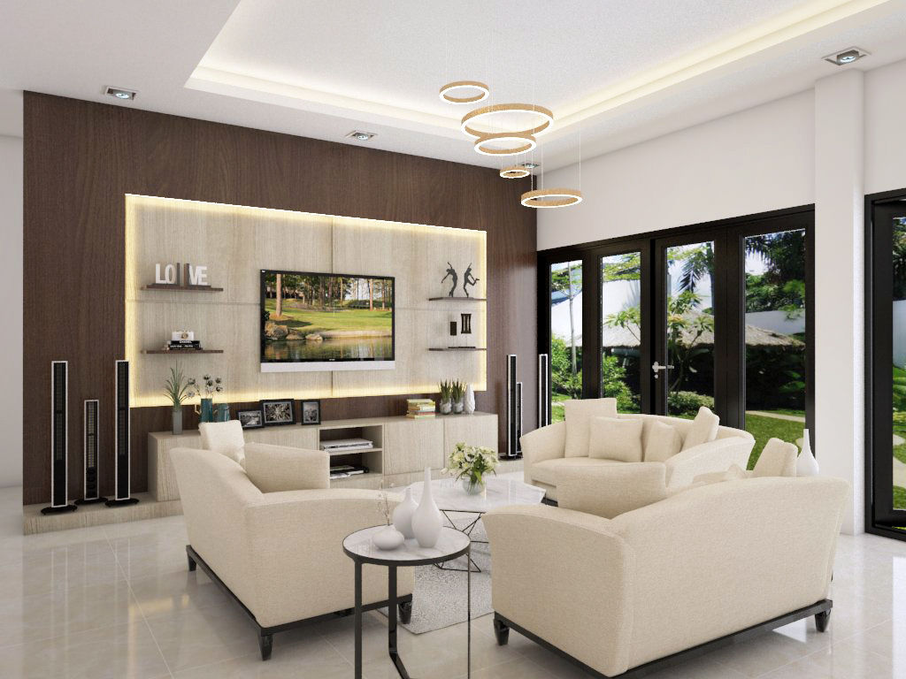 Interior Design Modern Classic, PT. Leeyaqat Karya Pratama PT. Leeyaqat Karya Pratama Salas de estilo moderno