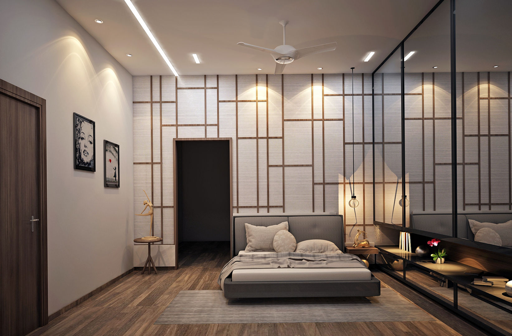 Home Interiors Design, Inside Element Inside Element Modern Yatak Odası