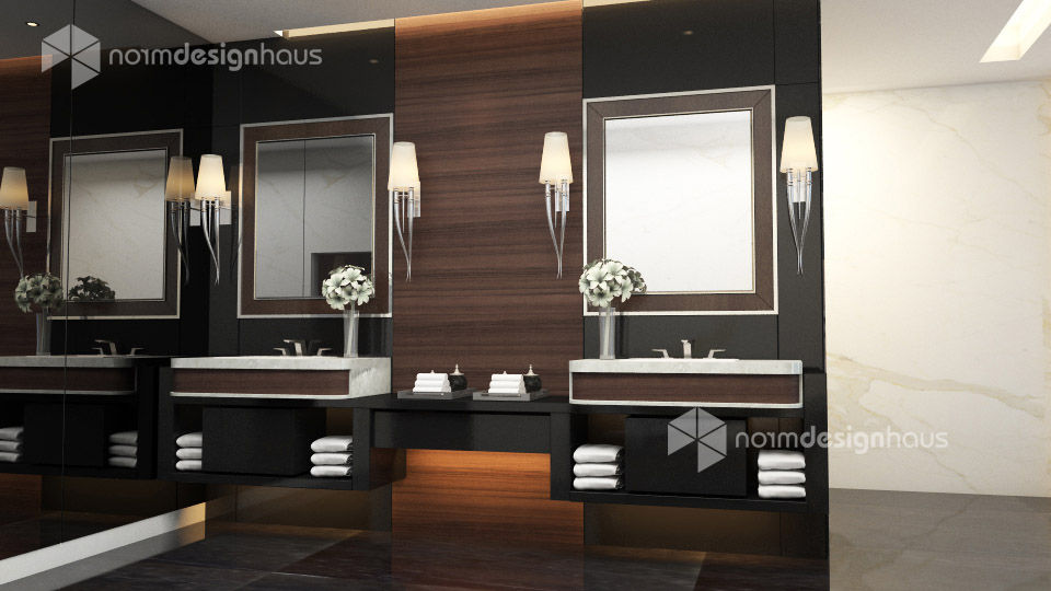 bathroom design, interior design malaysia Norm designhaus 現代浴室設計點子、靈感&圖片