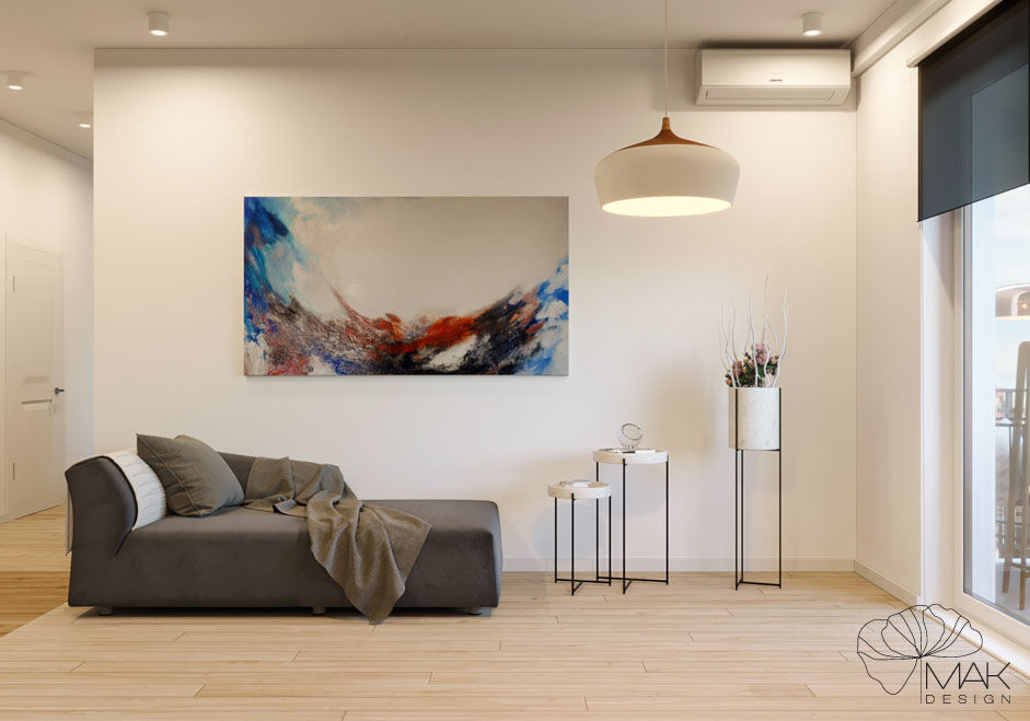 Дизайн интерьера 2к квартиры в стиле минимализм | homify