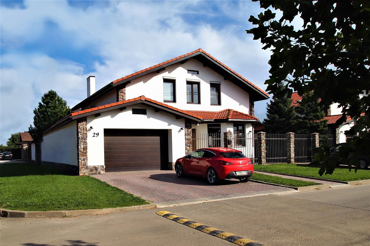 жилой дом , студия Александра Пономарева студия Александра Пономарева Detached home Bricks