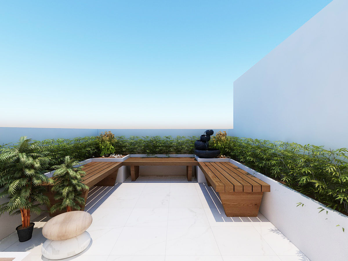Residential Project, Designs Combine Designs Combine Modern balcony, veranda & terrace