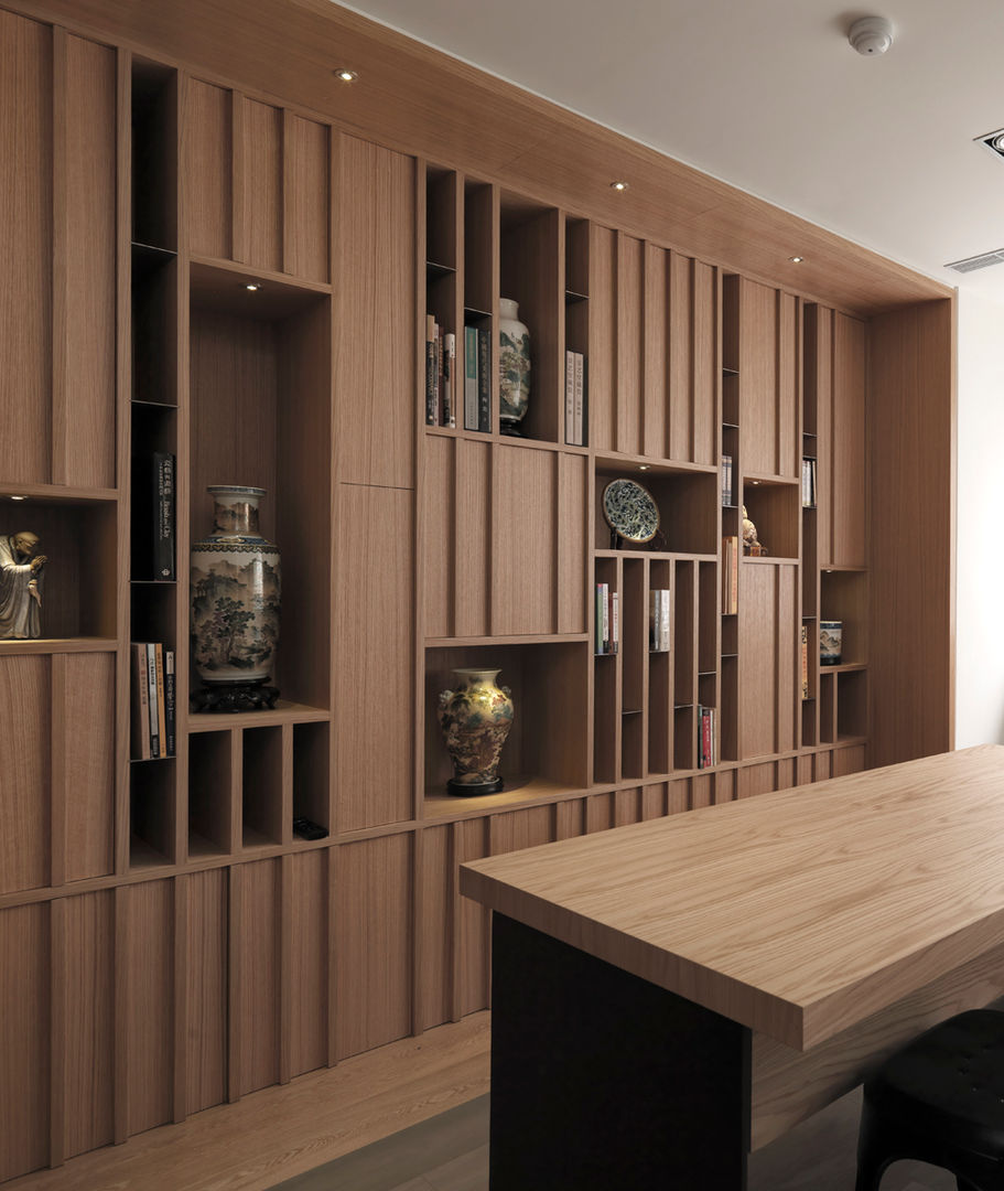 Yongchun MIX, 形構設計 Morpho-Design 形構設計 Morpho-Design Moderne studeerkamer