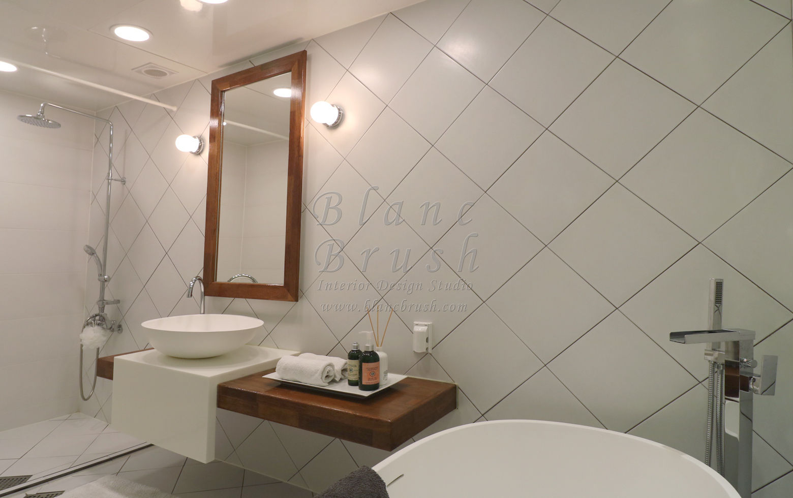 분당구 금곡동 분당하우스토리 63평 아파트 인테리어, 블랑브러쉬 블랑브러쉬 Modern style bathrooms