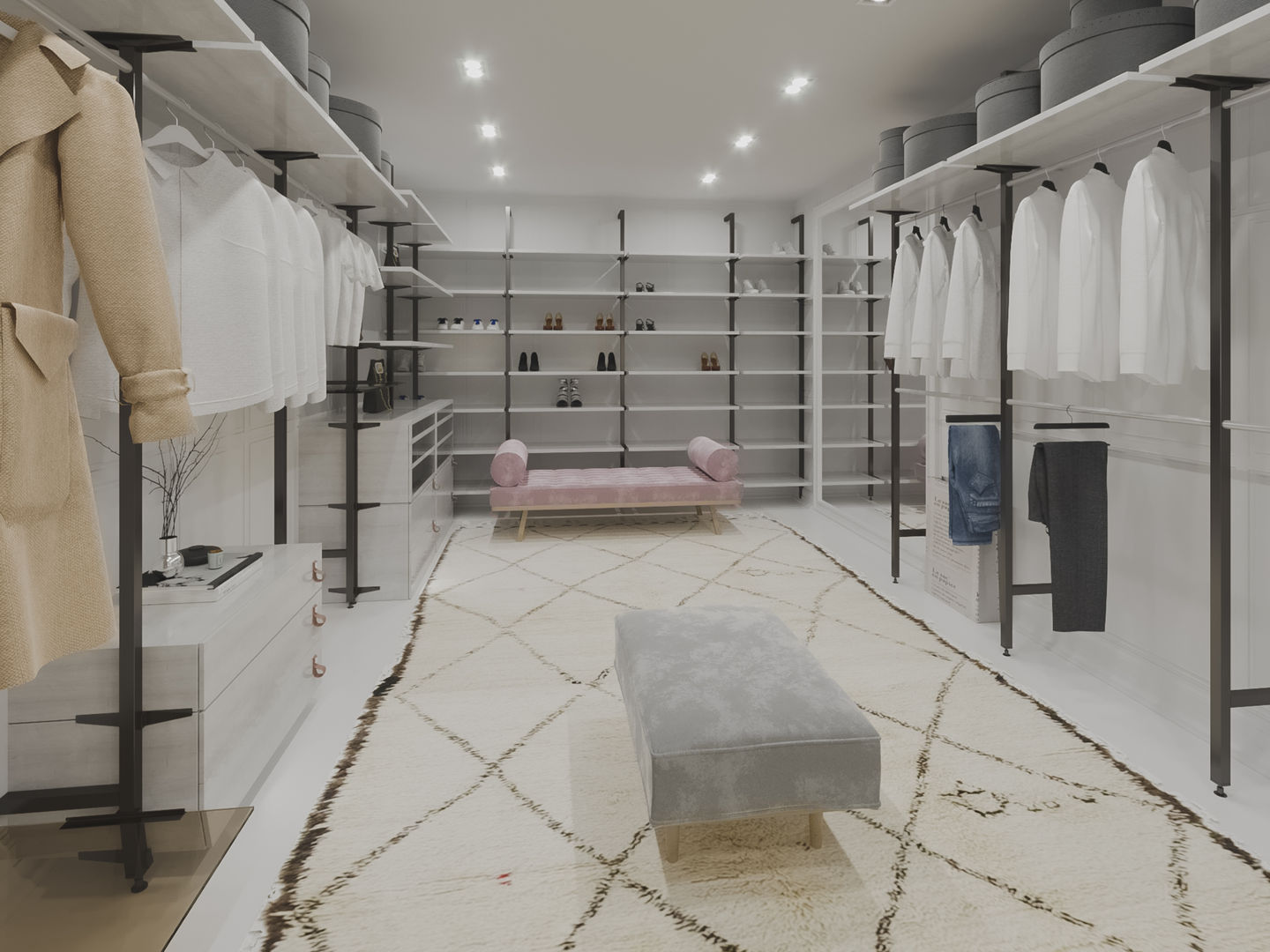 Vestidor, NRN diseño de interiores NRN diseño de interiores Гардеробная в стиле модерн