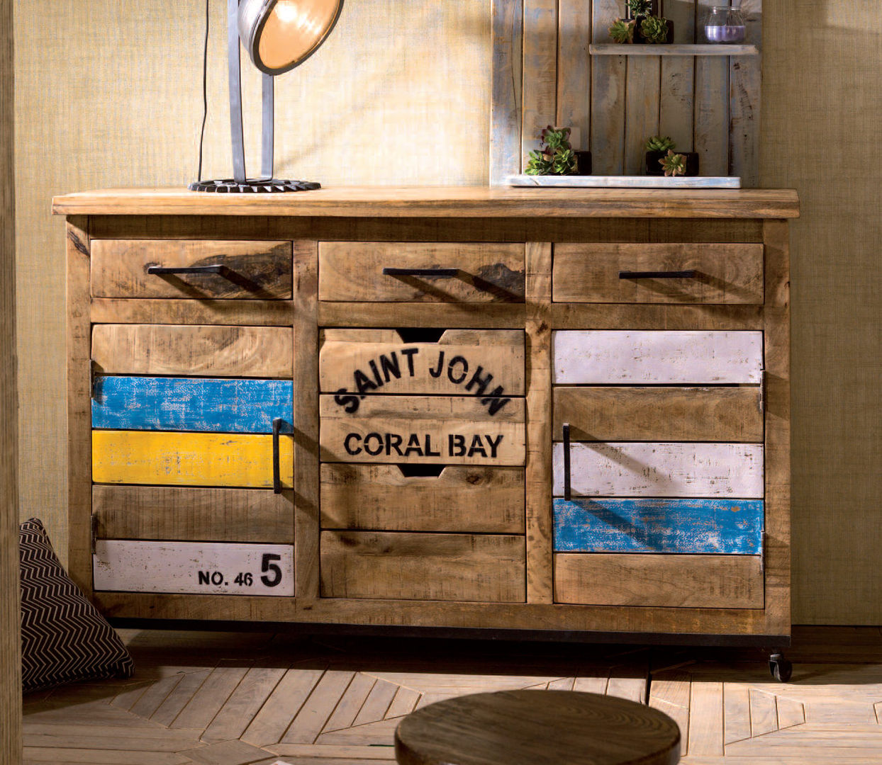 Credenza Saint nuovimondi di Flli Unia snc Soggiorno in stile industriale Armadietti & Credenze