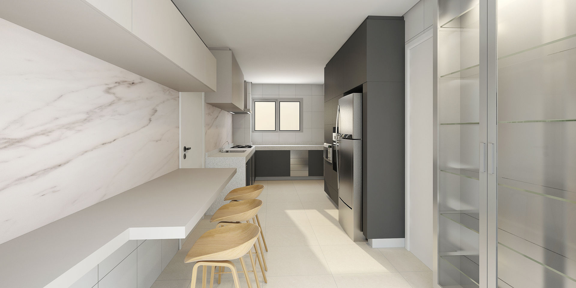 Apartamento Ares, Atelier C2H.a Atelier C2H.a Mutfak üniteleri