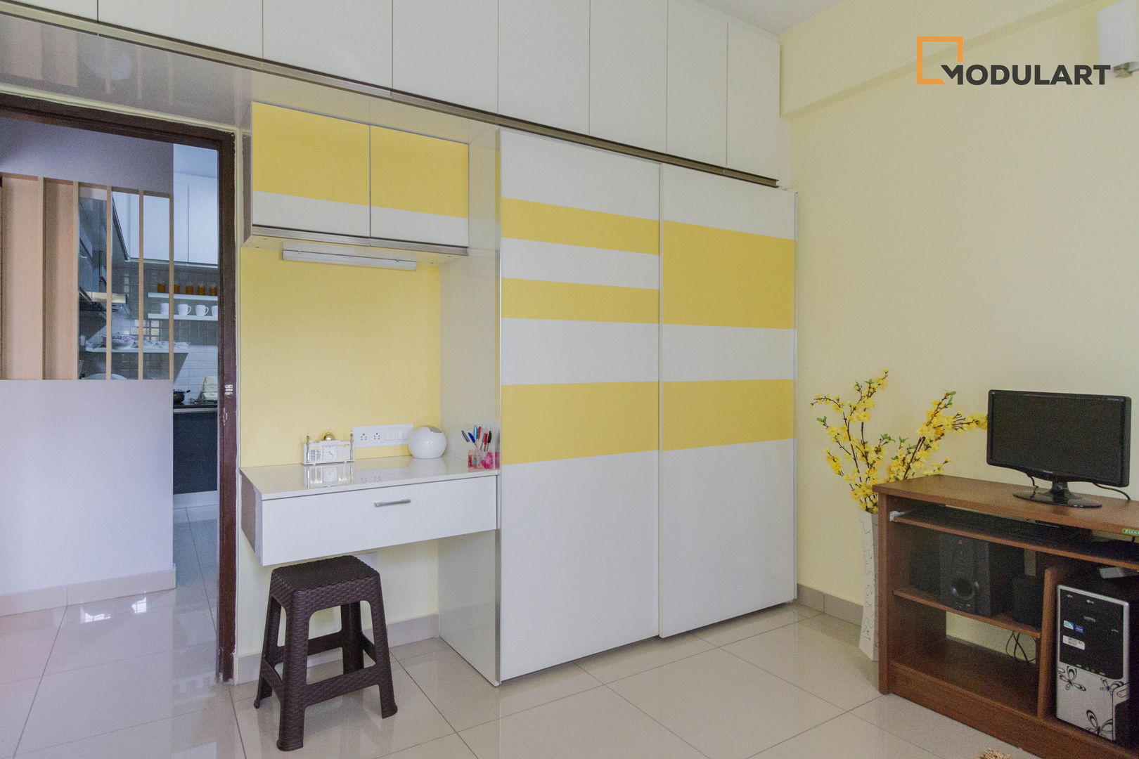 2BHK Modern Home, Modulart Modulart 모던스타일 침실