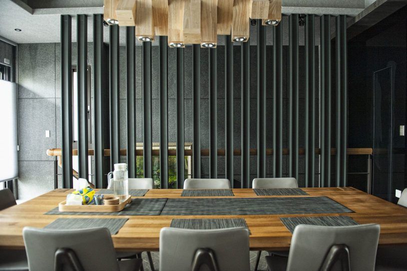 二樓餐廳 勻境設計 Unispace Designs Modern dining room