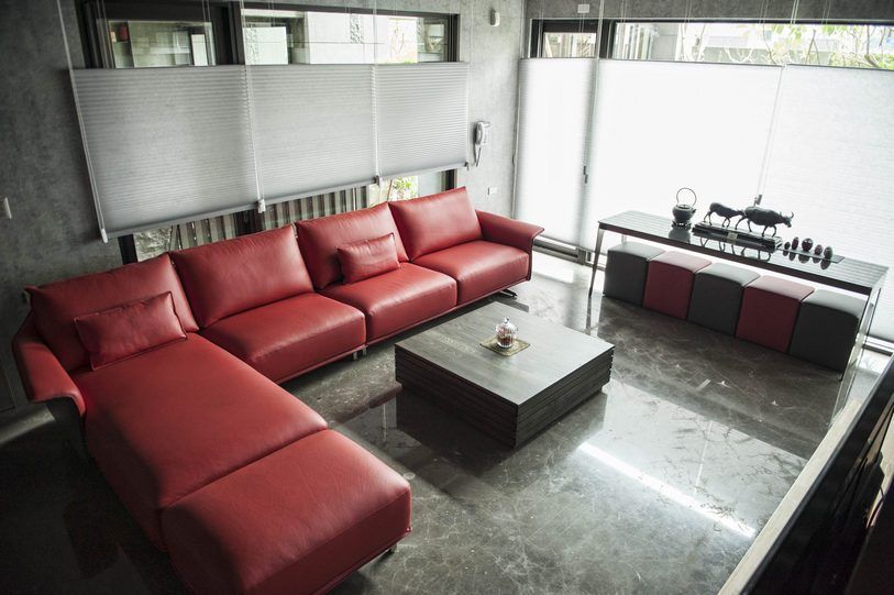 客廳另一視角 勻境設計 Unispace Designs Modern living room