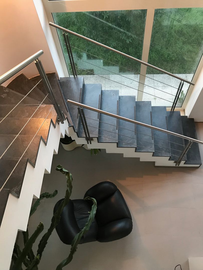 Werken met contrasten, MEF Architect MEF Architect Escalier Marbre