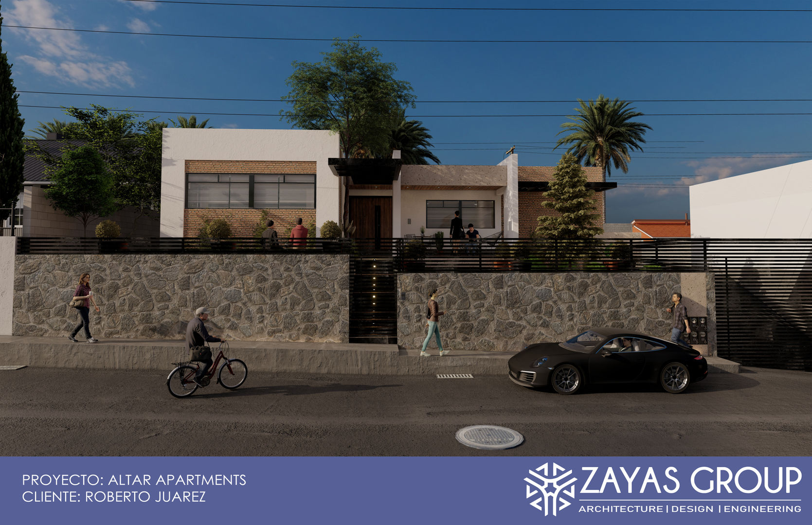 Altar apartments, Zayas Group Zayas Group 長屋