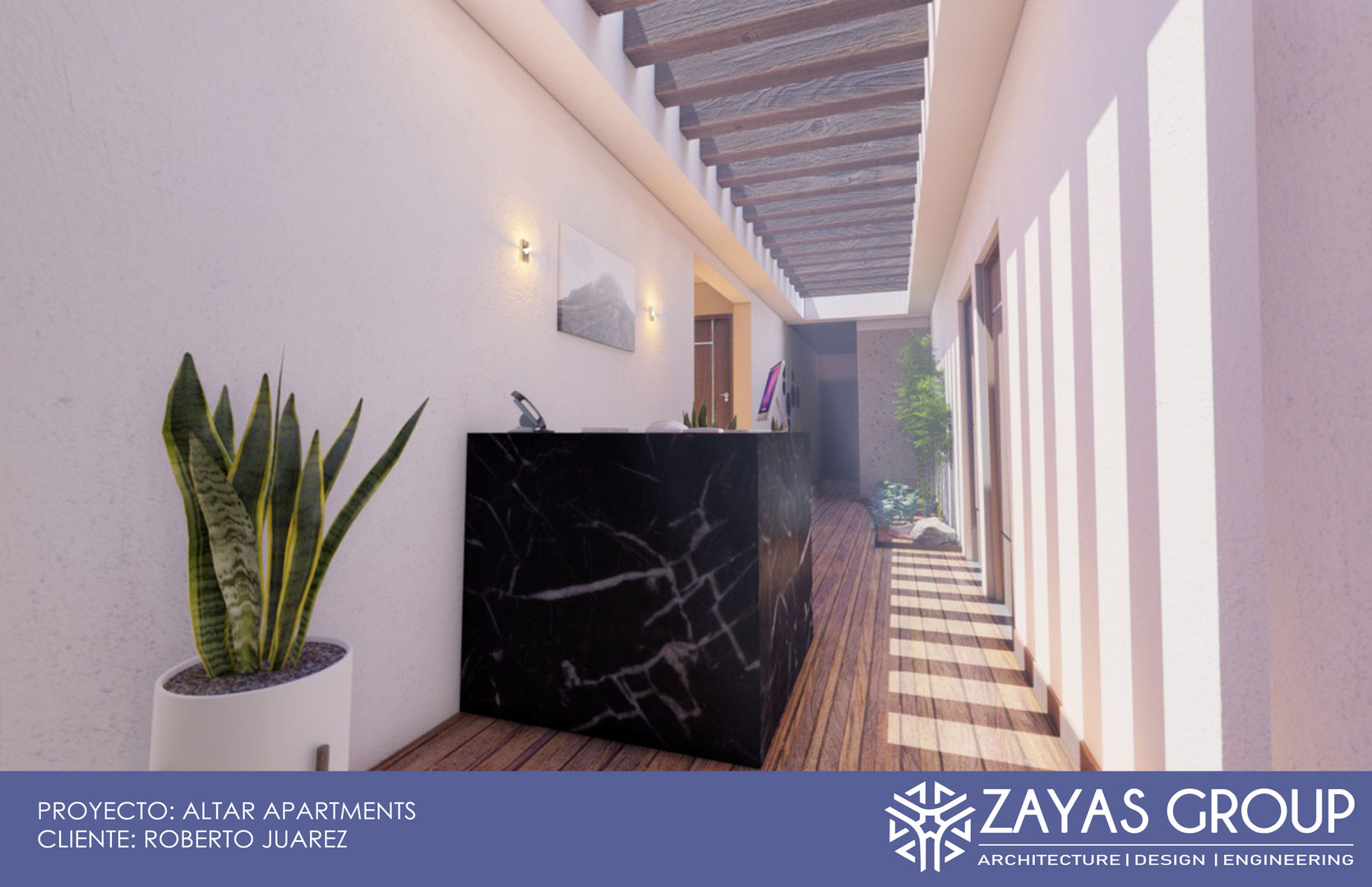 Altar apartments, Zayas Group Zayas Group Modern study/office