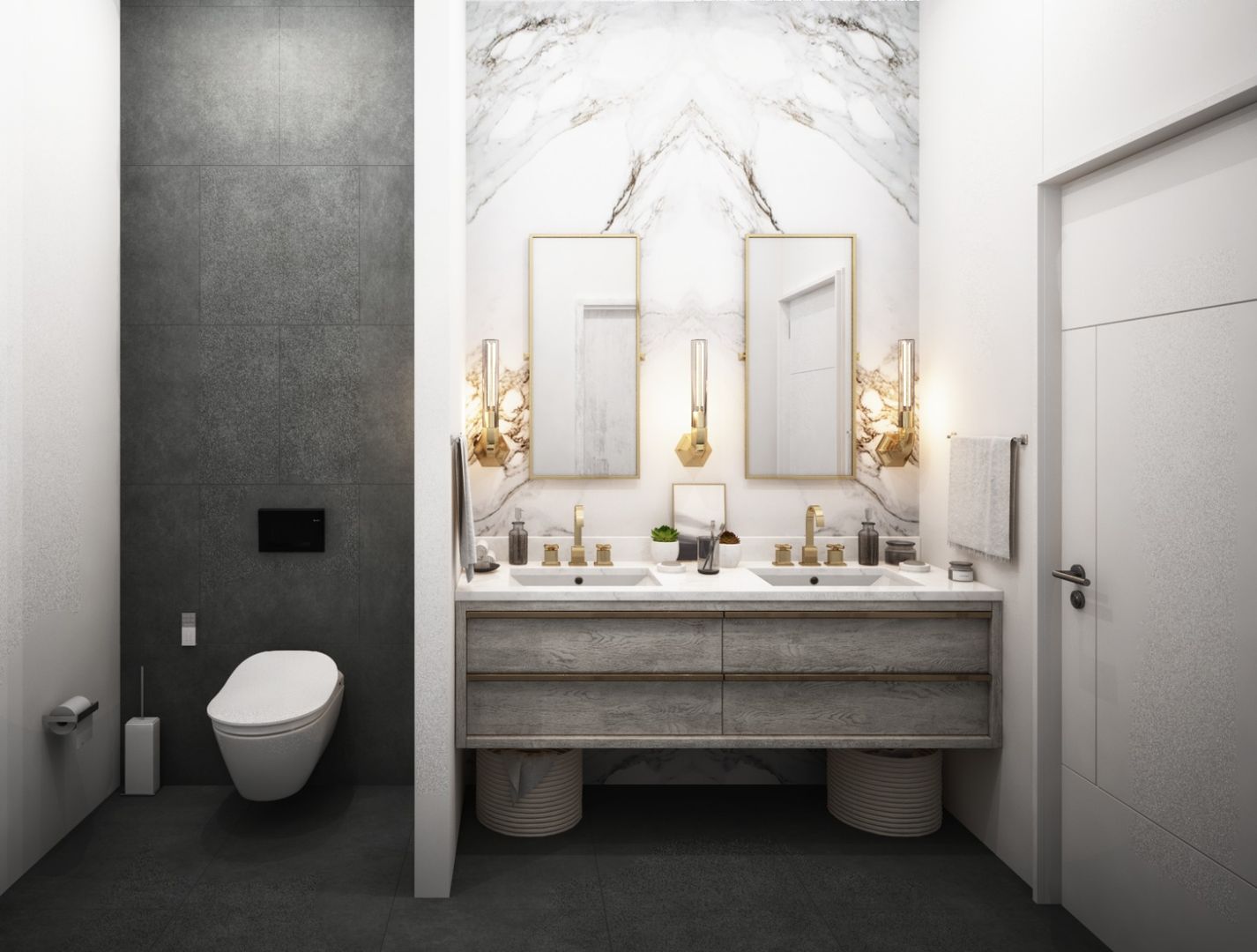 Mersin Villa, Lotus Mimarlık/Architecture Lotus Mimarlık/Architecture Modern bathroom