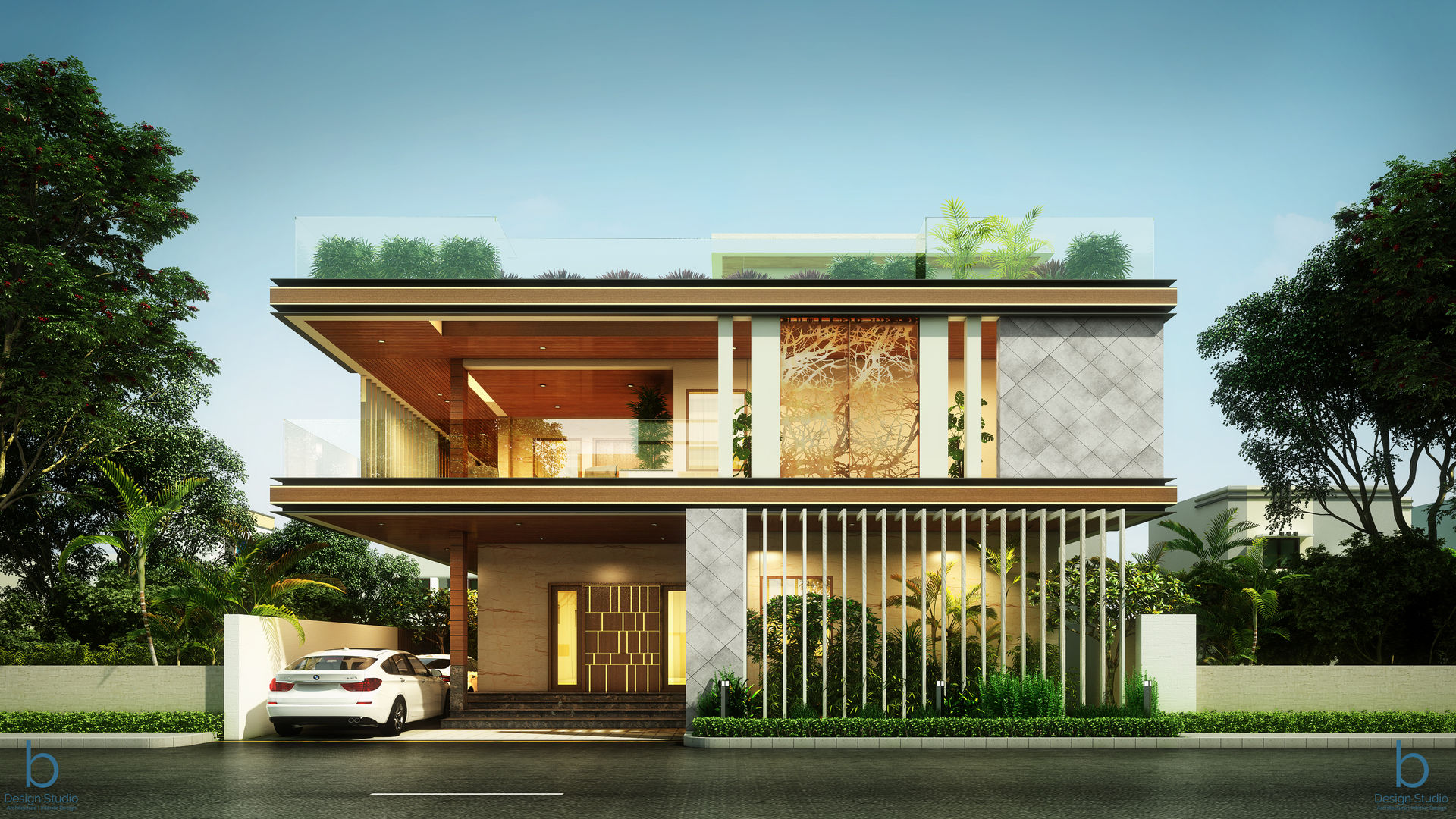 House@vijaywada, B Design Studio B Design Studio Casas minimalistas