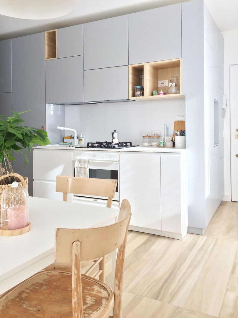Appartamento 1410, Spazio 14 10 Spazio 14 10 Cocinas de estilo minimalista