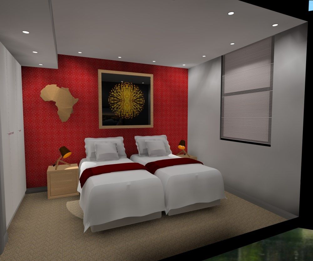 Pembroke Apartment - V and A waterfront, AB DESIGN AB DESIGN Kamar Tidur Modern Beds & headboards