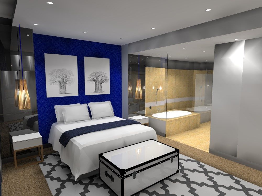 Pembroke Apartment - V and A waterfront, AB DESIGN AB DESIGN Kamar Tidur Modern Bedside tables