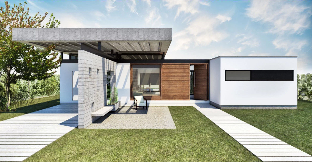 Diseño de Casa en Cañitas 01 por 1.61 Arquitectos, 1.61arquitectos 1.61arquitectos 일세대용 주택