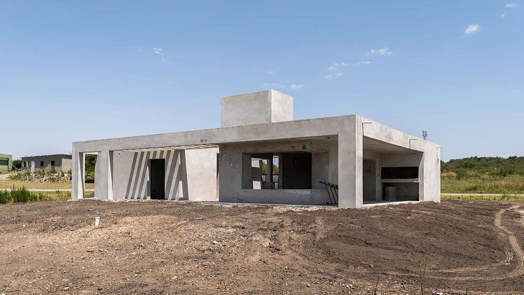 Diseño y construcción de Casa Blanca en "La Hornilla" por 1.61 Arquitectos, 1.61arquitectos 1.61arquitectos منزل عائلي صغير