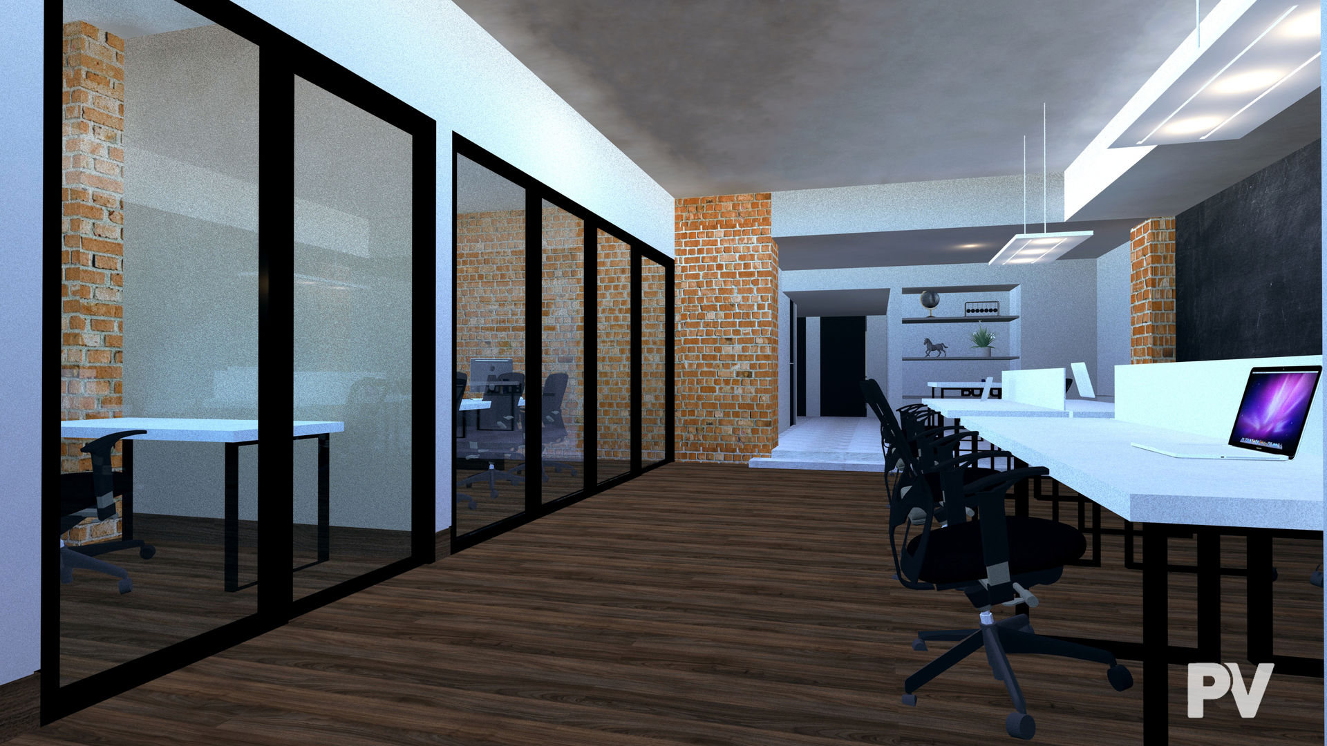 Oficinas Morelos, VillaSi Construcciones VillaSi Construcciones Modern study/office