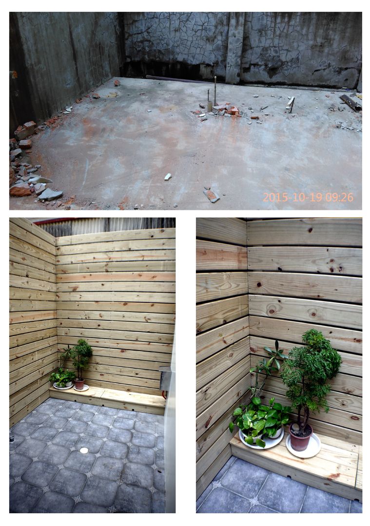 庭園柵欄使用淺色木板 奕禾軒 空間規劃 /工程設計 Garden Fencing & walls
