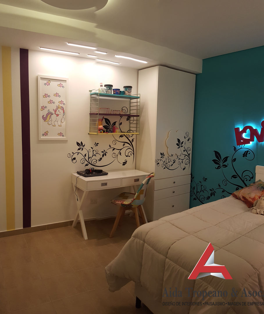 Habitación de Niña, Aida tropeano& Asociados Aida tropeano& Asociados ห้องนอนเด็ก ของตกแต่งและอุปกรณ์จิปาถะ