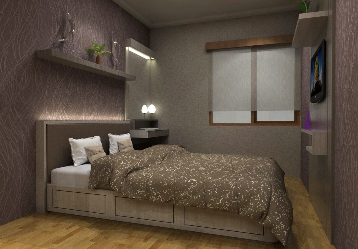 Apartemen Setiabudi Bandung, Maxx Details Maxx Details Modern style bedroom