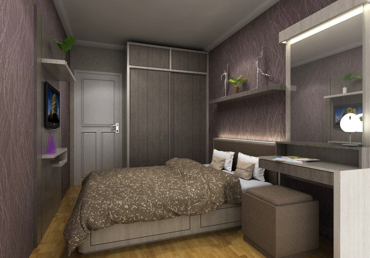 Apartemen Setiabudi Bandung, Maxx Details Maxx Details Modern style bedroom