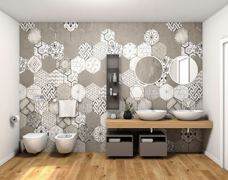 11 Super Idee Per La Decorazione Delle Piastrelle Del Bagno