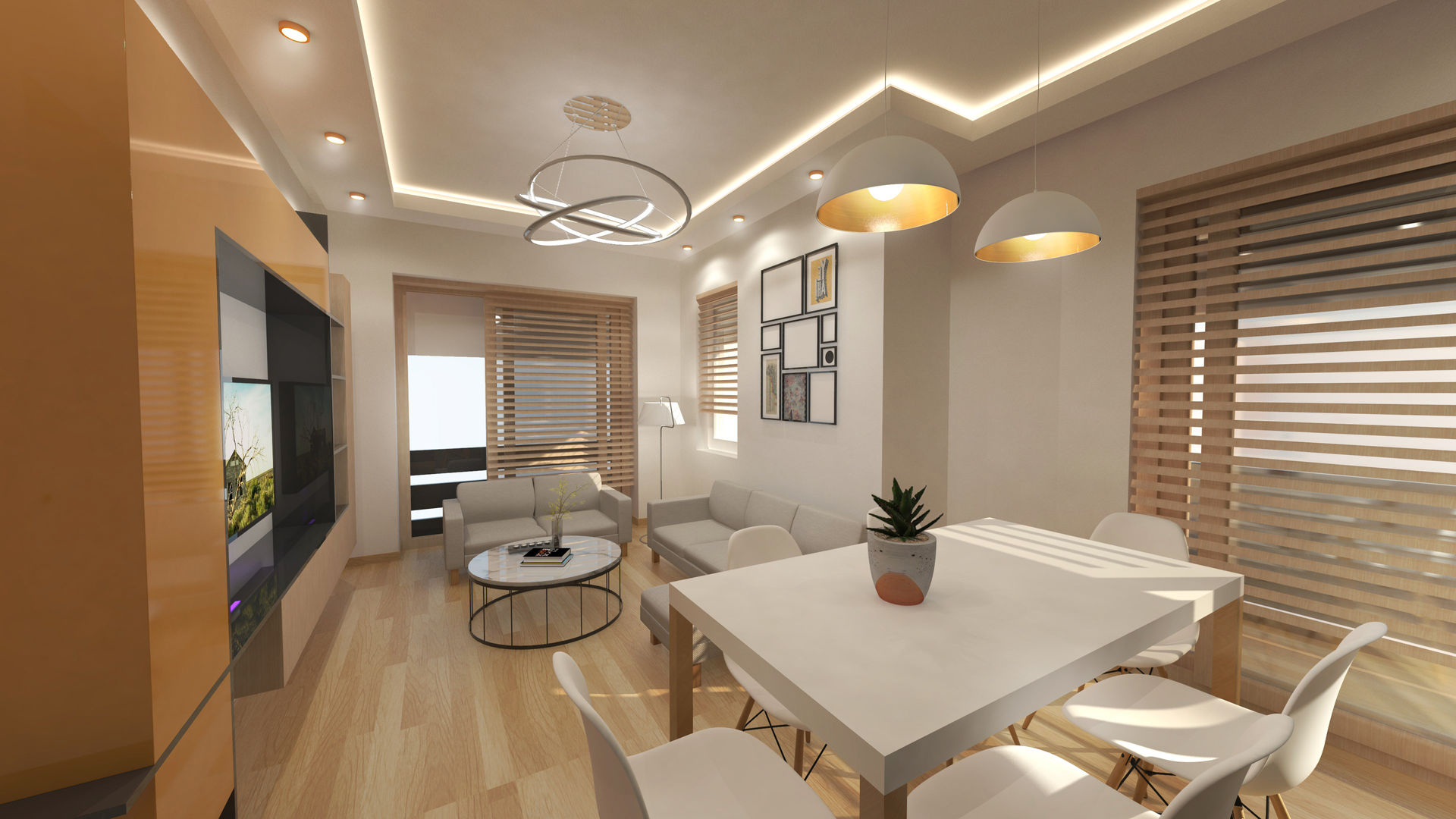 Antalya ev projesi, Kreatif çizgi Kreatif çizgi Modern living room