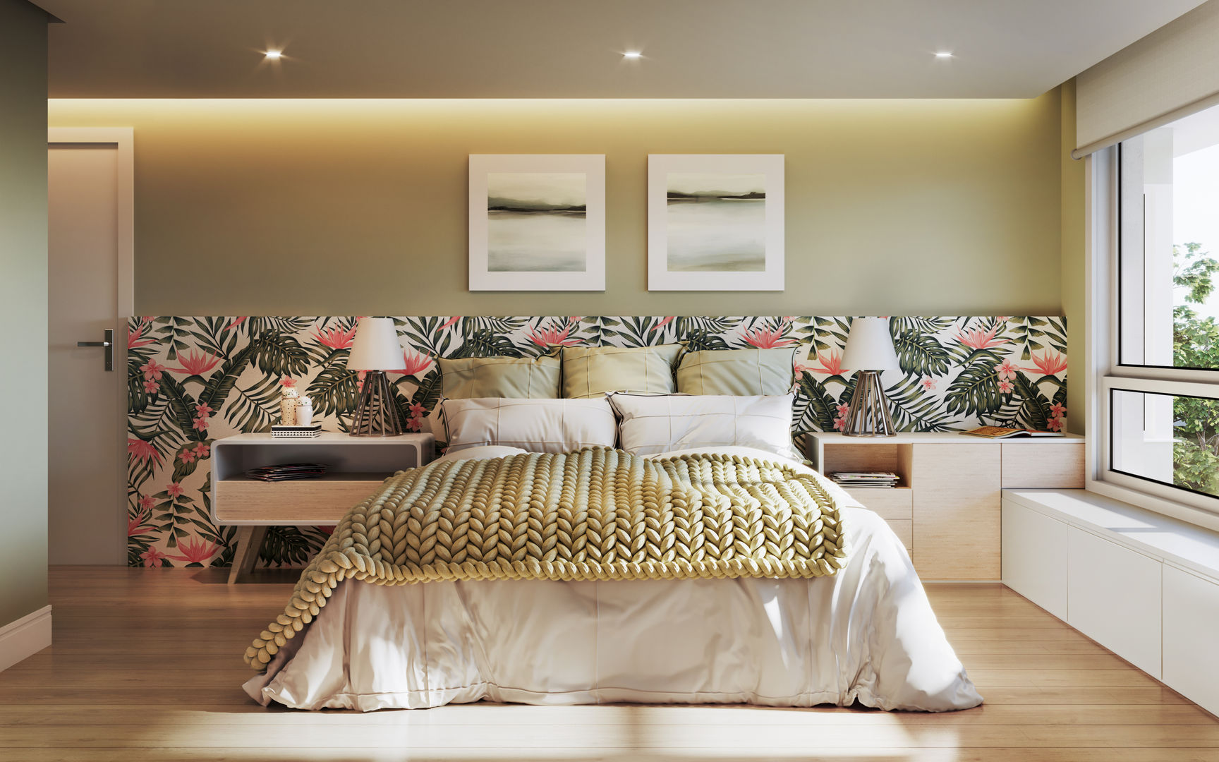 Dormitórios, Triple Arquitetura Inteligente Triple Arquitetura Inteligente Phòng ngủ phong cách kinh điển