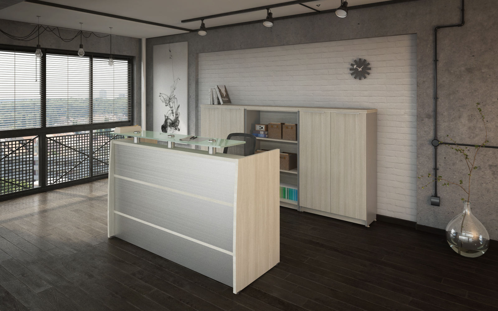 Mobiliario Vivant, GREAT+MINI GREAT+MINI Commercial spaces Wood-Plastic Composite Office spaces & stores