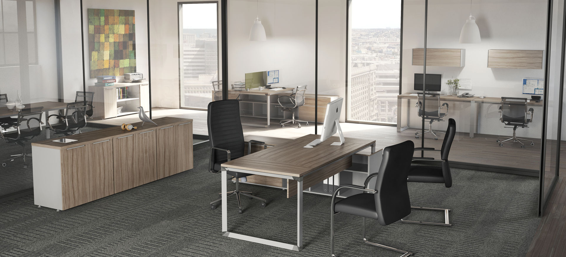 Mobiliario Vivant, GREAT+MINI GREAT+MINI Modern study/office Wood-Plastic Composite