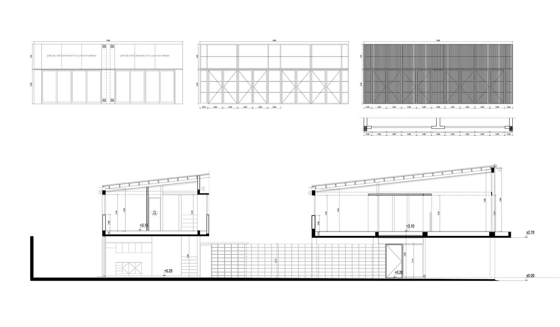 ทันสมัย โดย SMF Arquitectos / Juan Martín Flores, Enrique Speroni, Gabriel Martinez, โมเดิร์น